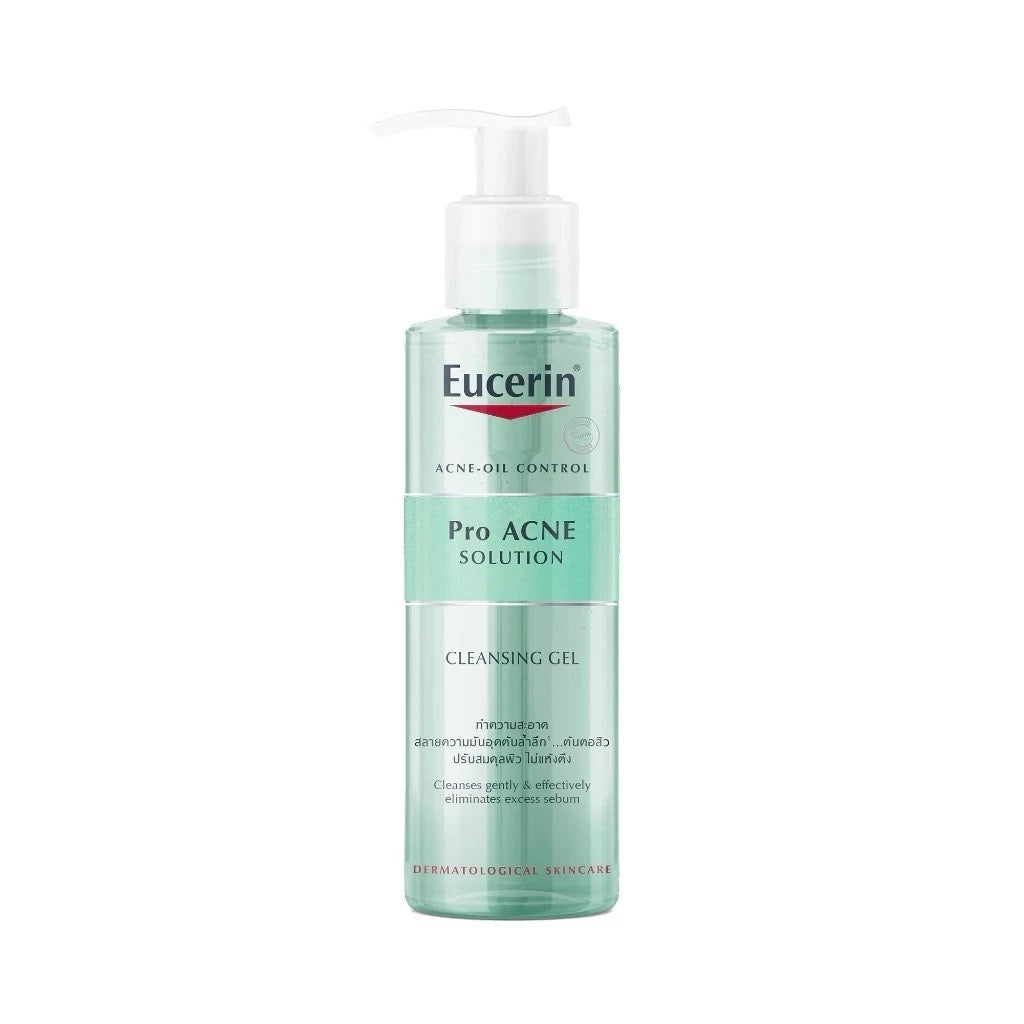 EUCERIN Pro ACNE Solution Cleansing Gel เจลล้างหน้าลดปัญหาสิว 200ml.